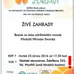 Pozvánka 2016-06-23 Živé zahrady